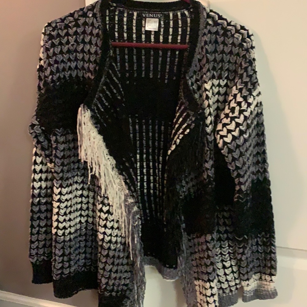 Venus open hip length cardigan